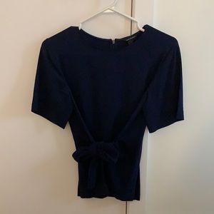 Club Monaco top with bow
